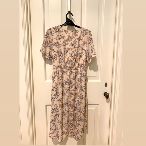 Sienna Sky Floral Wrap Dress - Picture 2 of 5